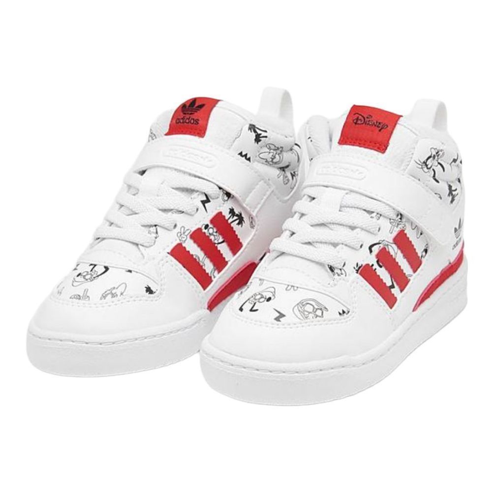 BIG KIDS ADIDAS ORIGINALS X DISNEY FORUM MID 360 CASUAL SHOES SNEAKERS 3